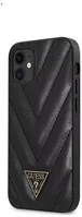 Apple GUHCP12SPUVQTMLBK Guess v quilted  iphone 12 mini hátlap tok, fekete kép