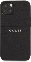 Apple GUHCP13SPSASBBK Guess pu saffiano  iphone 13 mini bőr hátlap tok, fekete kép