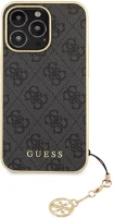 Apple GUHCP13XGF4GGR Guess 4g charms  iphone 13 pro max hátlap tok, szürke kép