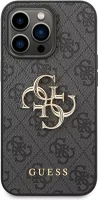 Apple GUHCP14L4GMGGR Guess pu 4g metal logo  iphone 14 pro hátlap tok, szürke kép