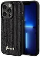 Apple GUHCP14LPSFDGSK Guess sequin script logo iphone 14 pro tok, fekete kép