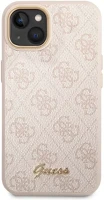 Apple GUHCP14SHG4SHP Guess metal camera outline  iphone 14 hátlap tok, rózsaszín kép
