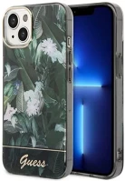 Apple GUHCP14SHGJGHA Guess jungle collection iphone 14 hátlap tok, zöld kép