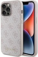Apple GUHCP15XG4GFPI Guess 4g metal gold logo  iphone 15 pro max hátlap tok, rózsaszín kép