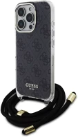 Apple GUHCP16LHC4SEK Guess iml 4g printed crossbody strap iphone 16 pro hátlap tok pánttal kép