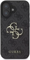 Apple GUHCP16M4GMGGR Guess pu 4g metal logo iphone 16 plus hátlap tok, szürke kép