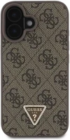 Apple GUHCP16SP4TDSCPW iphone 16 hátlap tok crossbody pánttal, barna kép