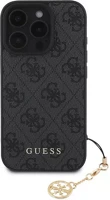 Apple GUHCP16XGF4GCK Guess 4g charm  iphone 16 pro max tone on tone hátlap tok, szürke kép