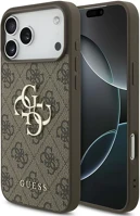 Apple GUHCP17L4GMGBR Guess 4g big logo  iphone 17 pro hátlap tok, barna kép