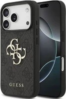 Apple GUHCP17L4GMGGR Guess 4g big logo  iphone 17 pro hátlap tok, fekete kép