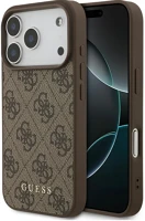 Apple GUHCP17LG4GFBR Guess 4g classic  iphone 17 pro hátlap tok, barna kép
