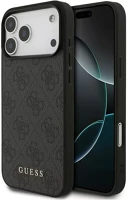 Apple GUHCP17LG4GFGR Guess 4g classic  iphone 17 pro hátlap tok, fekete kép
