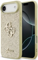 Apple GUHCP17MHG4SGD Guess fixed glitter big 4g  iphone air (2025) hátlap tok, csillámos, arany kép