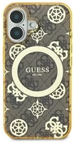 Apple GUHMP16LH4PYEEW Guess iml peony on 4g background iphone 16 pro magsafe kemény hátlap tok kép