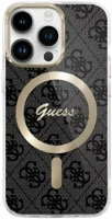 Apple GUHMP16LH4STK Guess iml 4g magsafe iphone 16 pro magsafe kemény hátlap tok, fekete kép