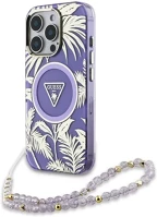 Apple GUHMP16LHPCTPLSU Guess iml palm trees triangle logo iphone 16 pro magsafe hátlap tok kép
