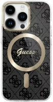 Apple GUHMP16SH4STK Guess iml 4g magsafe iphone 16 magsafe kemény hátlap tok, fekete kép