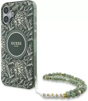 Apple GUHMP16SHCPOFPA Guess iml flowers allover electro iphone 16 kemény hátlap tok pánttal kép
