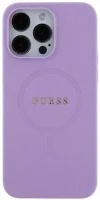 Apple GUHMP16SPSAHMCU Guess saffiano magsafe iphone 16 kemény hátlap tok, lila kép