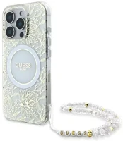 Apple GUHMP16XHCPOFPH Guess iml flowers allover electro iphone 16 pro max kemény hátlap tok kép