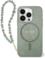 Apple GUHMP16XHGCRELSA Guess iml glitter iphone 16 pro max magsafe kemény hátlap tok karpánttal kép