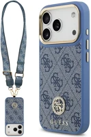 Apple GUHMP17LP4G4DCSB iphone 17 pro hátlap tok univerzális pánttal, magsafe, kék-arany kép