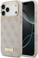 Apple GUHMP17LU4GPRP iphone 17 pro hátlap tok kameravédő peremmel, magsafe, rózsaszín-arany kép