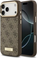 Apple GUHMP17LU4GPRW iphone 17 pro hátlap tok kameravédő kerettel, magsafe, barna-arany kép