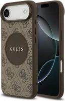 Apple GUHMP17MP4PGRSGW Guess 4g circle classic logo  iphone air (2025) magsafe tok, barna kép