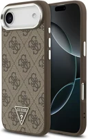 Apple GUHMP17MP4TSRCMW Guess 4g triangle logo  iphone air (2025) magsafe hátlap tok, barna kép
