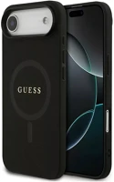Apple GUHMP17MPSAHMCK Guess saffiano classic logo  iphone air (2025) magsafe tok, fekete kép