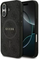 Apple GUHMP17SG4GFRK Guess 4g ring classic logo iphone 17 magsafe hátlap tok, fekete kép