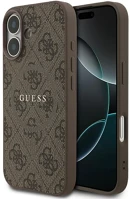 Apple GUHMP17SG4GFRW Guess 4g ring classic logo  iphone 17 magsafe hátlap tok, barna kép