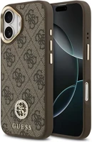 Apple GUHMP17SP4GRMDEW Guess 4g strass logo  iphone 17 magsafe tok kameravédő peremmel, barna-arany kép