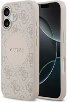 Apple GUHMP17SP4PGRSGP Guess 4g circle classic logo  iphone 17 magsafe tok, rózsaszín kép