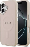 Apple GUHMP17SPSAREGSP Guess pu saffiano iphone 17 magsafe hátlap tok, rózsaszín kép