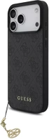 Apple GUHMP17XGF4GCK Guess 4g charm  iphone 17 pro max tone on tone hátlap tok, szürke kép