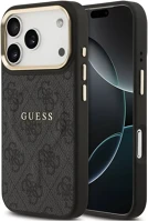 Apple GUHMP17XP4MSEGCK Guess 4g charm  iphone 17 pro max magsafe hátlap tok, fekete kép