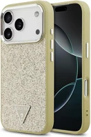 Apple GUHMP17XPFGTSCMD iphone 17 pro max csillámos hátlap tok kameravédő peremmel, magsafe, arany kép