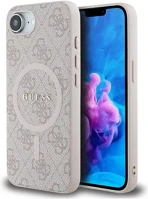 Apple GUHMPSE4G4GFRP Guess 4g ring classic logo  iphone 17e / iphone 16e magsafe tok, rózsaszín kép