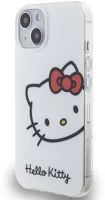 Apple HKHCP13MHCKHST Hello kitty iml head logo  iphone 13 hátlap tok, fehér kép
