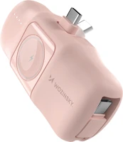 Apple HU5907769364525 Wozinsky wf16-ycs - pink powerbank beépített type-c (usb-c) csatlakozóval kép