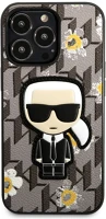 Apple KLHCP13LPMNFIK1 Karl lagerfeld ikonik flower hátlap tok  iphone 13 pro, szürke kép