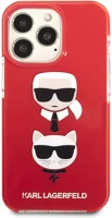 Apple KLHCP13LTPE2TR Karl lagerfeld and choupette heads tpe szilikon hátlap tok kép