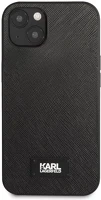 Apple KLHCP13MSFMP2K Karl lagerfeld saffiano plaque hátlap tok iphone 13, fekete kép