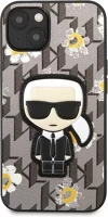 Apple KLHCP13SPMNFIK1 Karl lagerfeld ikonik flower hátlap tok  iphone 13 mini, szürke kép