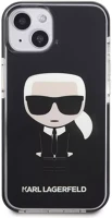 Apple KLHCP13STPEIKK Karl lagerfeld ikonik hátlap tok  iphone 13 mini, fekete kép