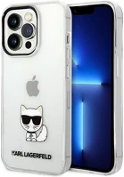 Apple KLHCP14LCTTR Karl lagerfeld choupette body iphone 14 pro hátlap tok, átlátszó kép