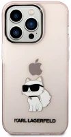 Apple KLHCP14LHNCHTCP Karl lagerfeld iml choupette nft hátlap tok  iphone 14 pro, rózsaszín kép