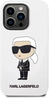 Apple KLHCP14LSNIKBCH Karl lagerfeld liquid ikonik nft szilikon hátlap tok  iphone 14 pro, fehér kép